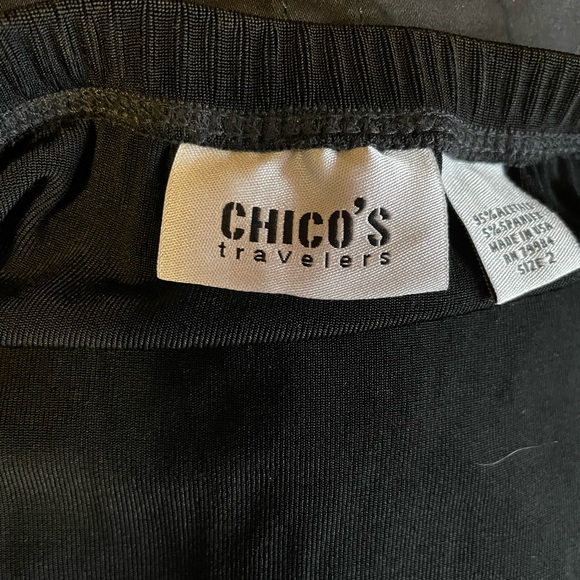 Chico's Classic Black Midi Skirt - Picture 2 of 3